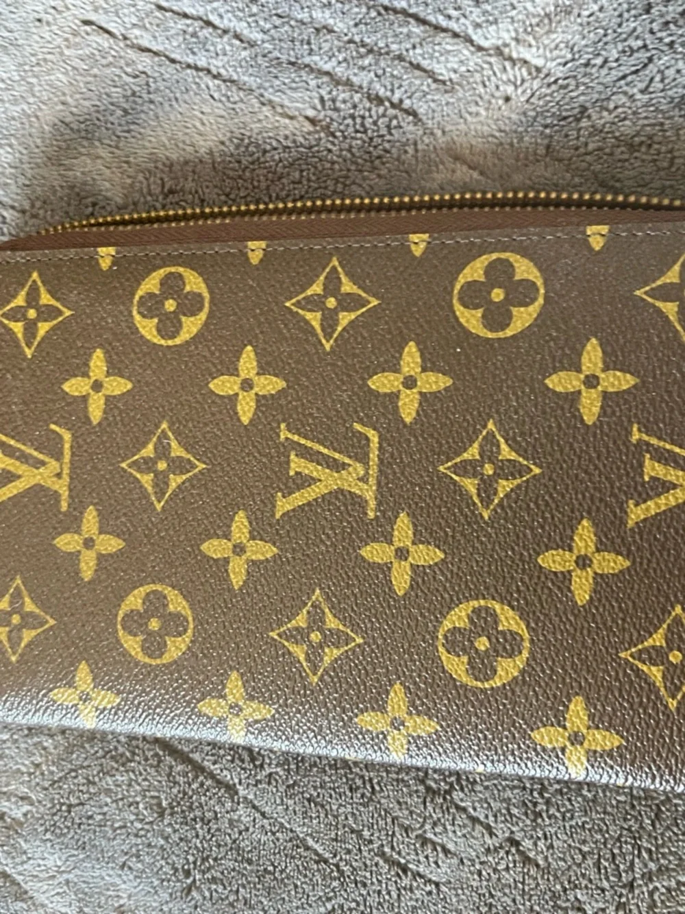 Vintage LV Brown  Zip-Around Daytimer - Picture 11 of 12